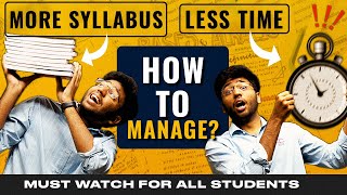 How to Cover MORE Syllabus in LESS Time   Must Watch for All Students shobhitnirwan17 [upl. by Aiselad]