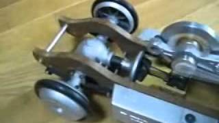 Stirling engine RC model car [upl. by Ahsinna549]