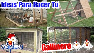 Ideas para hacer gallineros caseros Ideas Fáciles Gallinero Ideal [upl. by Bernj]