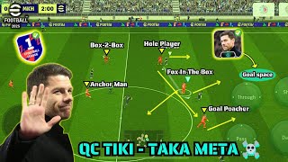 NEW Quick Counter Tiki Taka Meta Formation In eFootball 2025 🥵🔥  Quick Counter Best Formation [upl. by Imoyik]