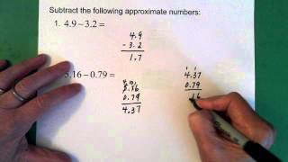 7 Subtraction by Hand [upl. by Debi]