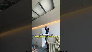 TROCKENBAU DECKE mit LED Beleuchtung im ALTBAU bauen 🏚️💡 altbau handwerk renovieren [upl. by Enrique]