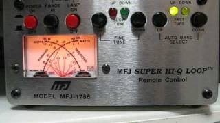 MFJ1786 loop antenna [upl. by Williamsen]