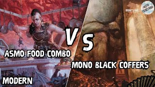 Asmo Food Combo VS Mono Black Coffers MTG Modern [upl. by Nekcerb857]