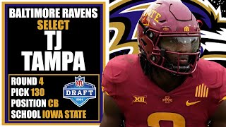 BALTIMORE RAVENS DRAFT TJ TAMPA INSTANT REACTION [upl. by Narf670]