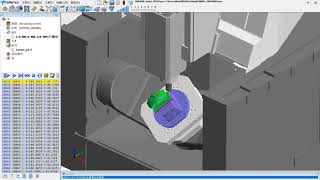 AFMING GMU600  Heidenhain 640D  Tire mold 5axis machining  HuiMaiTech Virtual CNC Training [upl. by Esilana675]