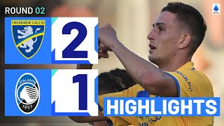 FrosinoneAtalanta 21  Newlypromoted side stun visitors Goals amp Highlights  Serie A 202324 [upl. by Presber]