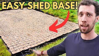 How To Install a Grid Shed Base🛖The EASY Way [upl. by Odranoel520]