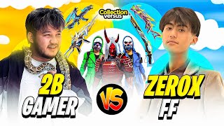 2B GAMER VS ZEROX FF🇳🇵 FIRST TIME WITH FACECAM👽 [upl. by Cohbert303]