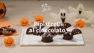 Pipistrelli di Halloween al cioccolato e Pan di Stelle [upl. by Ecnahc]