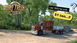 500 Hp Kenworth T800 Failed🤯😱ets2 [upl. by Jemmie]