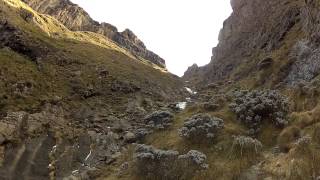 Hiking Drakensberg gardens Rhino horn 19km 29km UP [upl. by Key]