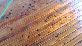 How to strip and stain a deck [upl. by Crellen87]