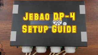 Jebao DP4 Dosing Pump Setup  Beginner Guide To Saltwater Aquariums [upl. by Dosh]