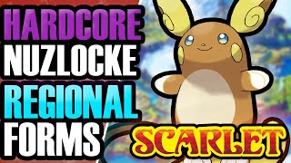 Can REGIONAL FORMS beat a Hardcore Nuzlocke in Pokémon Scarlet [upl. by Slavin]