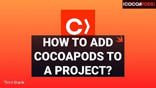 Detailed guide on adding CocoaPods to XCode project [upl. by Ettennad]