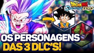 TODOS OS 20 PERSONAGENS DAS DLCs DE DRAGON BALL SPARKING ZERO [upl. by Belac]