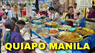 Quiapo Market Manila  Streets and Market Scenes this Christmas 2024  Walking Tour Philippines [upl. by Gilburt925]