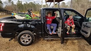 Kids Dirt bike riding at closed down mx track kx65 and SSRs 140tr and 110DX [upl. by Alden277]