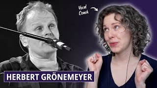 Vocal Coach Hears quotDer Wegquot for the First Time  Herbert Grönemeyer Reaction and Vocal Analysis [upl. by Aletsirc]