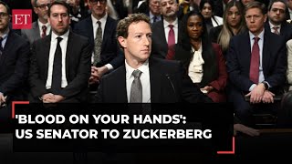 Mark Zuckerberg and tech CEOs told you have blood on your hands at US Senate child safety hearing [upl. by Gobert980]