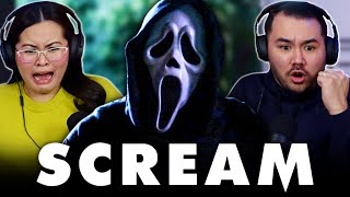 SCREAM 1996 MOVIE REACTION First Time Watching  Ghostface  Courtney Cox  Neve Campbell [upl. by Aenej281]