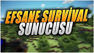 😎 MİNECRAFT EN İYİ SURVİVAL SERVERİ  Minecraft Sunucu Tanıtımı [upl. by Yahc]