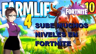 Sube muchos niveles del Pase de batalla de Fortnite jugando a granjitas D [upl. by Germana476]