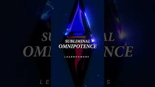 ✧ Omnipotence Subliminal Have Unlimited Power [upl. by Itnavart]