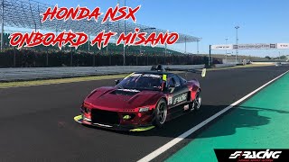 NSX Honda OnBoard heel toe footwork cam  Misano Best Lap  Simoni Racing [upl. by Stefanie291]