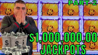 100000000 On JACKPOTS In Las Vegas  Part2 [upl. by Dolores]