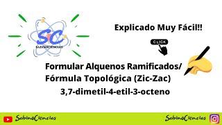 Cómo formular Alquenos Ramificados  Fórmula Zic Zac  Nomenclatura orgánica [upl. by Notlimah461]