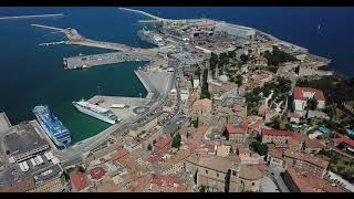 【4K】Ancona in Italy🇮🇹 by drone [upl. by Sokram]