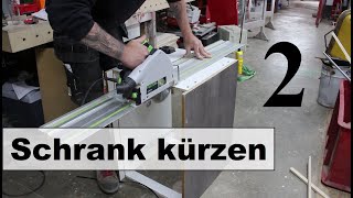 Küchenschank kürzen amp EinbauKühlschrank 2 [upl. by Inat]