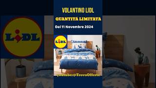 Volantino Lidl dal 11 Novembre 2024 ✅ Offerte casa cucina e SilverCrest 🔥 lidl short anteprima [upl. by Anidene915]