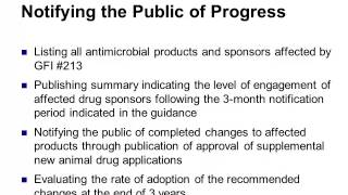 Dr Craig A Lewis  FDA Overview of Antibiotic Regulatory Activities [upl. by Inman]