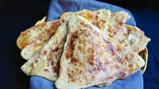 Pizza Style Moroccan Msemen Bread [upl. by Asirrom]