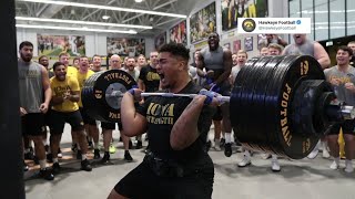 Tristan Wirfs on His Iowa Weightlifting Record amp NFL Draft Process  The Rich Eisen Show  4320 [upl. by Beall679]