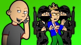 Classic Caillou Gets VittorioTheVyonder2003 Arrested By SWAT On His 17th Birthday And Gets Grounded [upl. by April684]