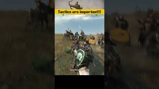 Tactics are Important bannerlord mountandblade tactics horsearcher shorts [upl. by Ainer]