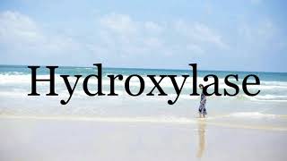 How To Pronounce Hydroxylase🌈🌈🌈🌈🌈🌈Pronunciation Of Hydroxylase [upl. by Odelet829]