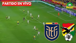 ECUADOR VS BOLIVIA  ELIMINATORIAS SUDAMERICANAS  FECHA 11🔴 [upl. by Aiclid77]