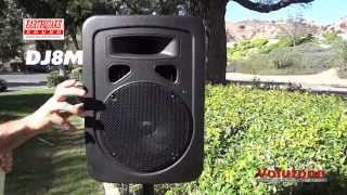 Earthquake Sound DJ8M 2Way PAMonitor Speaker System [upl. by Pauiie826]