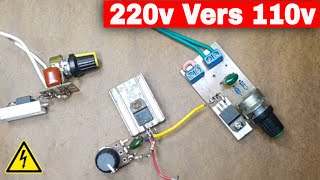 Convertisseur 220v vers 110v Gradateur de Lumiere 220V 50Hz 16A [upl. by Karney551]