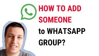 HOW TO ADD SOMEONE TO WHATSAPP GROUP [upl. by Ihsakat]