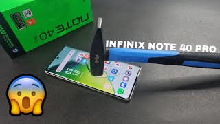 Infinix NOTE 40 PRO Screen Scratch amp Gorilla Glass Durability Test 🛠️🔨 [upl. by Ardnikal]