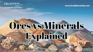 Ores vs Minerals  Explained Junior High Level [upl. by Hoffman]