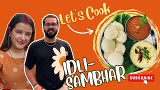 YouTube wali didi se sikha IDLISAMBHAR banana😍🤤 GeetAman Raghuvanshi [upl. by Eudoxia]