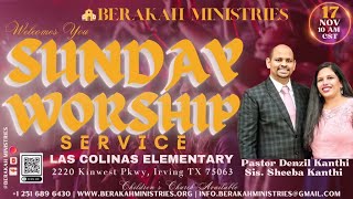 BERAKAH MINISTRIES  SUNDAY SERVICE 11172024 [upl. by Arita499]