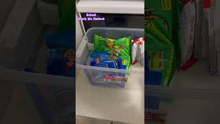 My first asmr attempt How did I do thekemingway schoolsnacks groceryshopping restock [upl. by Bull]